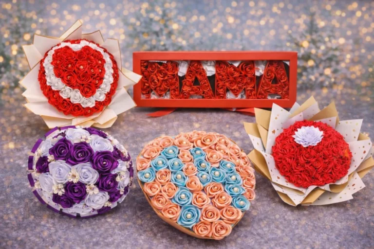 Flori din satin – alege trandafiri din satin care nu se ofilesc niciodată