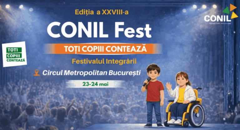CONIL FEST 2026 – Editia a XXVIII-a „TOTI COPIII CONTEAZA”