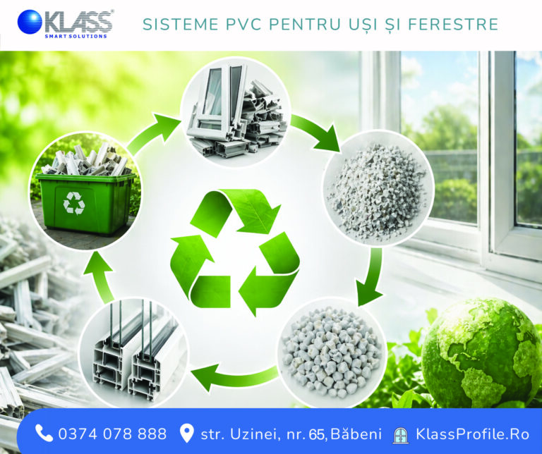 Capacitatea de reciclare a profilelor PVC înfoliate
