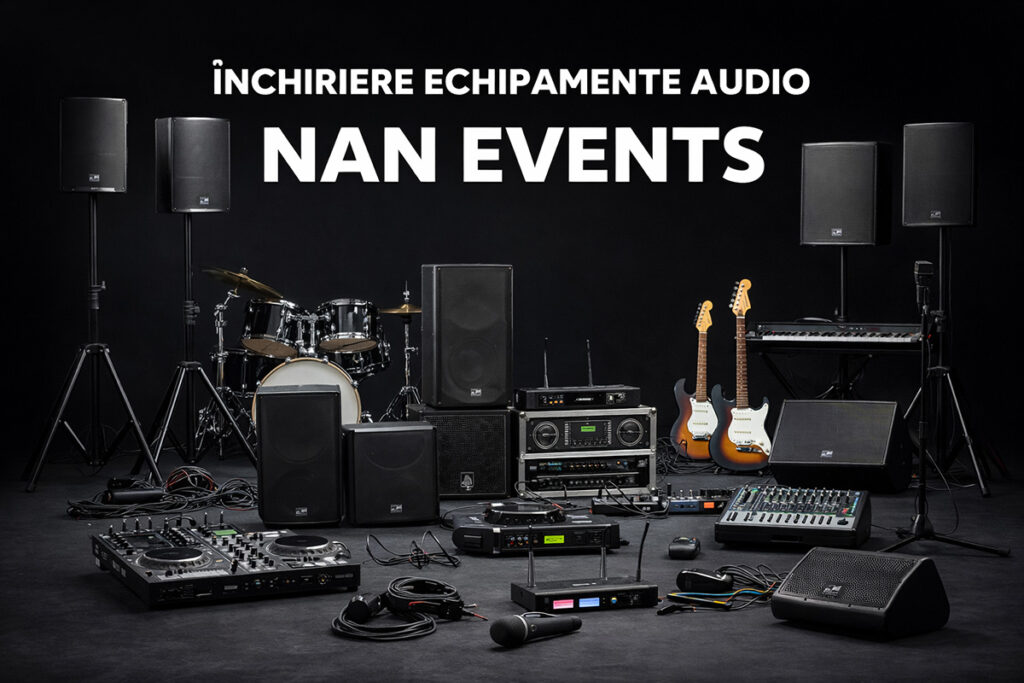 Sonorizare profesională pentru evenimente cu NAN Events
