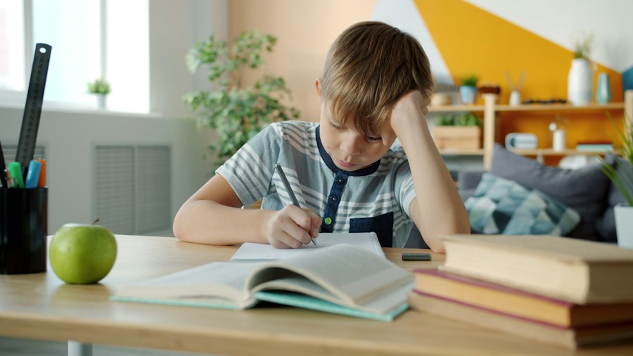 child with concentration difficulties